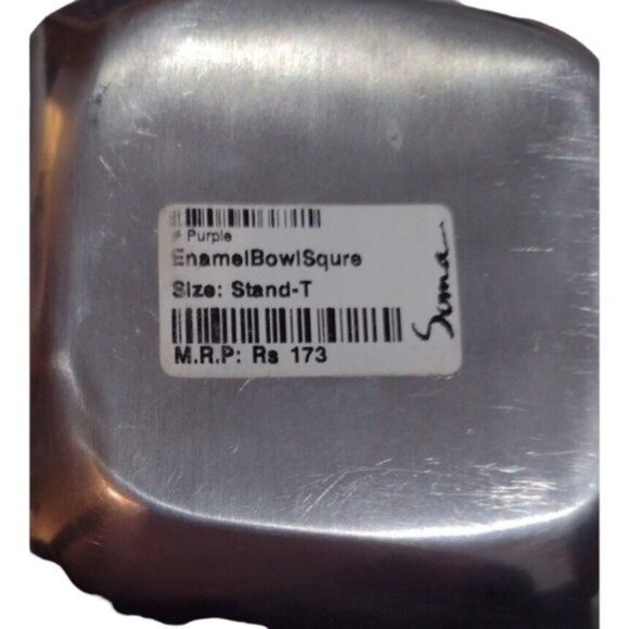 Pair Small‎ Ceramic Trinket Dishes Bowls by Suma Ceramic Inlay & Silvered Outers - Picture 9 of 12